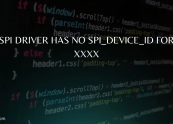 SPI Driver Has No spi_device_id for xxxx