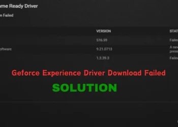 Troubleshooting the GeForce Experience Driver Download Failed Error